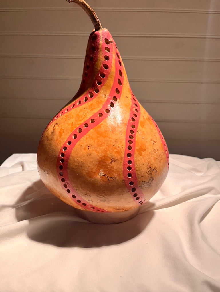 Pink is Power Gourd Lamp